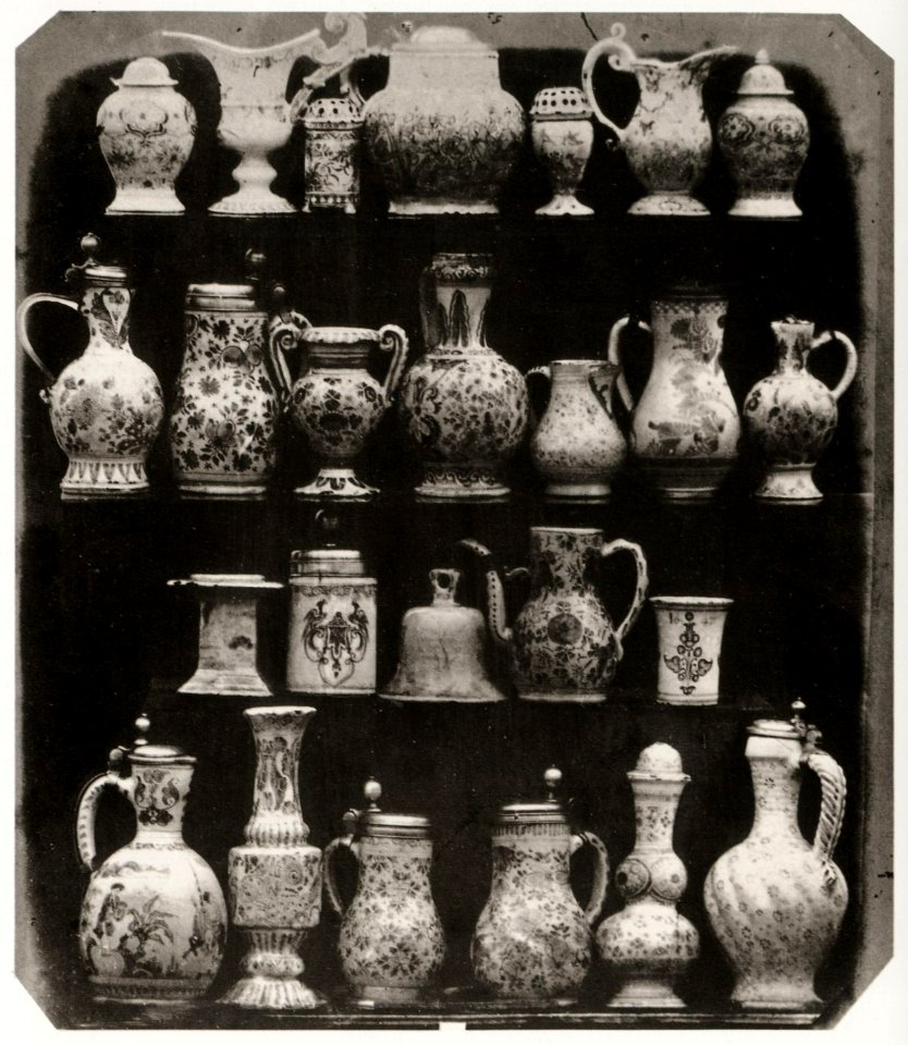 Belitski, Ludwig - 25 Gefäße mit deutschen und niederländischen Fayencen aus verschiedenen Fabriken. 1-6 Naturgrösse. 17. und 18. Jahrhundert, Liegnitz (Zeno Fotografie)