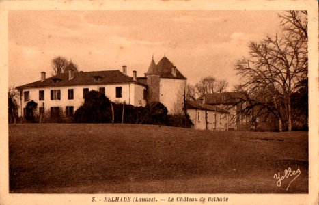 Belhade (Landes) - château de Belhade 1