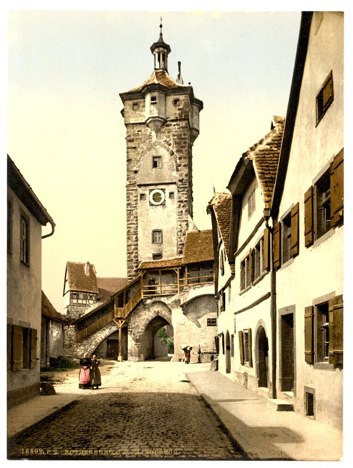 Bell tower (klingen Tor), Rothenburg (i.e. ob der Tauber), Bavaria, Germany-LCCN2002696181