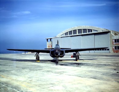 Bell YP-59A Airacomet at Naval Air Station Patuxent River, Maryland (USA), in January 1944 (80-G-K-1166)