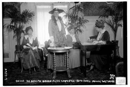 Belle DeAcosta Green - Alice Carpenter - Kath. Davis - Maude Wetmore LCCN2014702525
