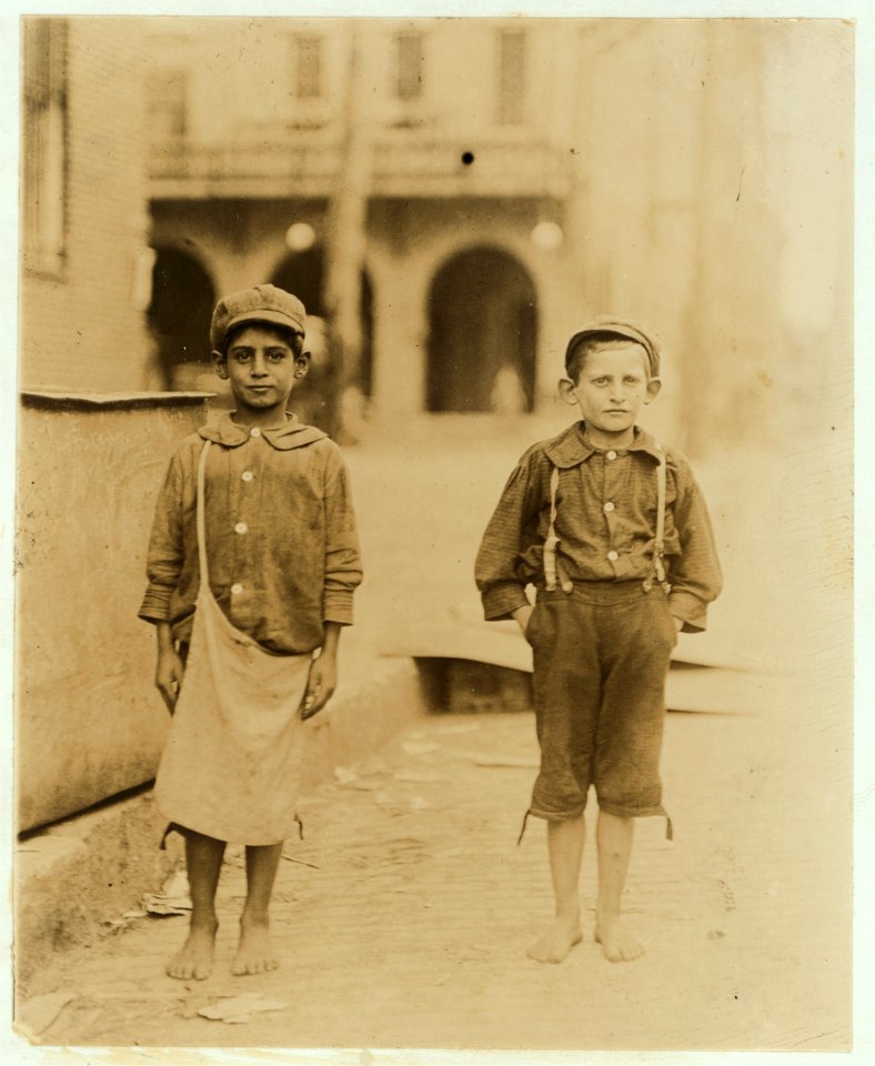 Bellenti Family- Crosoria, 10 years, Joe, 9 Sam, 7, Tony, 4. Live on Garcia Avenue. All commence selling 6 A.M. and sell until late at night. Two eldest make 50 cents each, and two youngest LOC nclc.03849