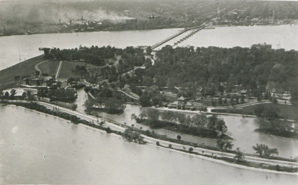 Belle Island from an Aeroplane (HS85-10-37673)