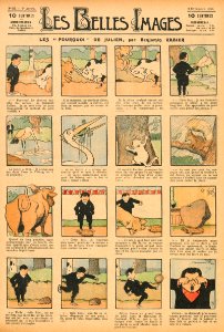 Belles Images n°82 (09 11 1905) - Les Pourquoi de Julien (Benjamin Rabier)