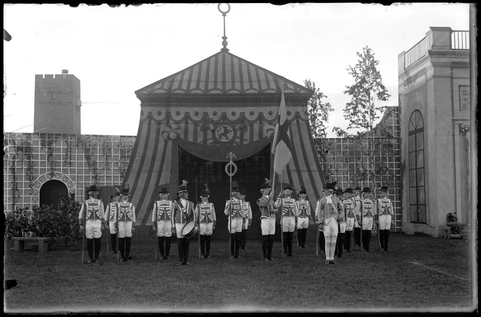 Bellman, Stockholms Stadion 1918. Föreställningsbild - SMV - SS004