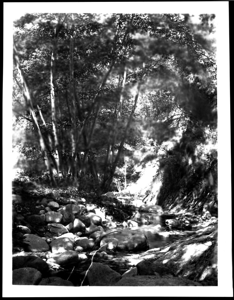 Below the Falls in the Arroyo Seco, near Pasadena, ca.1900 (CHS-4664)