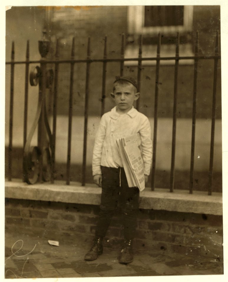 Ben Ebbson, 2321 Pine St. 9 years of age. 7 seems nearer truth. Selling papers 3 years. Average earnings 25 cents per week. Selling papers own choice. Earnings not needed at home. Don't LOC nclc.03615