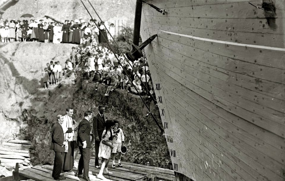 Bendición del barco 'Andevalo' (1 de 1) - Fondo Car-Kutxa Fototeka
