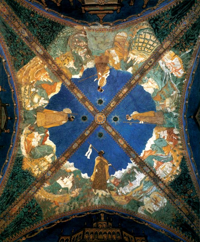 Benedetto Bembo, Castello di Torrechiara, Golden Room 06, Bianca Pellegrini's Journey to the Castles of Pier Maria Rossi
