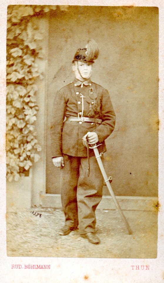 Bendicht Walter Artillerie Thun 1880
