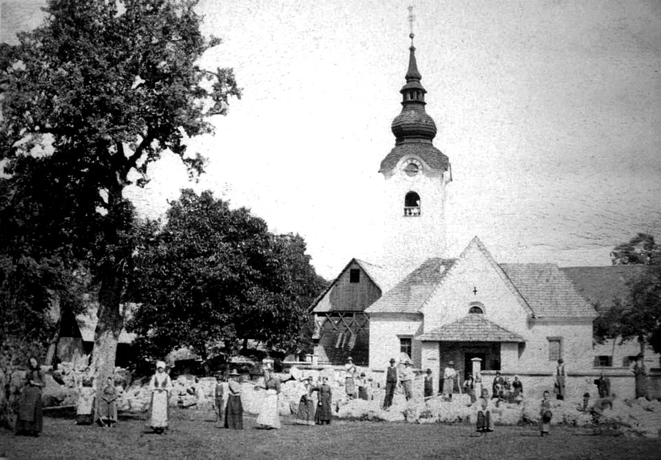 Benedikt Lergetporer - cerkev sv. Vida na Brezjah 1887