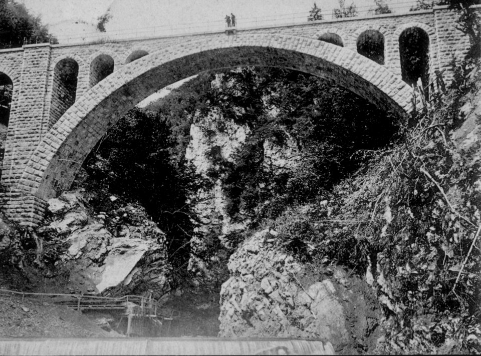 Benedikt Lergetporer - Railway bridge in the Vintgar Gorge
