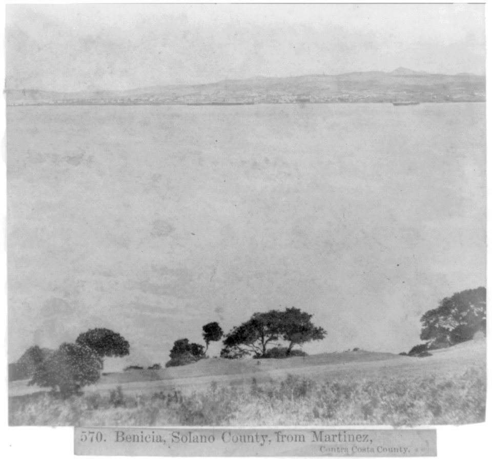 Benicia, Solano County, from Martinez, Contra Costa County LCCN2002722048