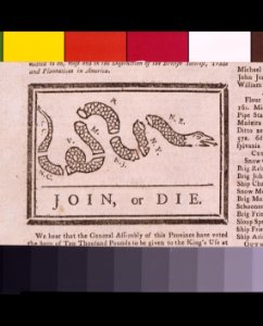 Benjamin Franklin - Join or Die original