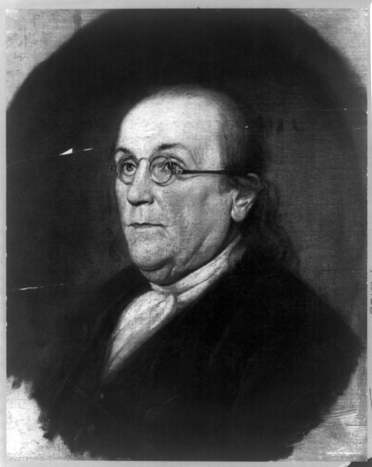 Benjamin Franklin, 1706-1790, bust portrait, facing left LCCN2005691703