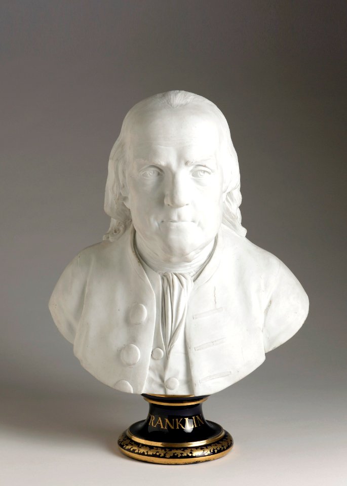 Benjamin Franklin Bust, 1790–1795 (CH 18312401-3)