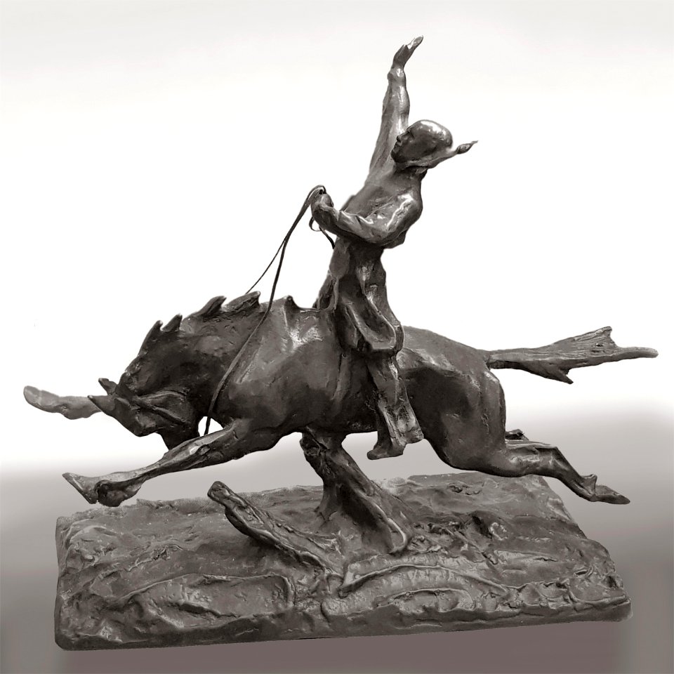 Benito Mussolini. Duce. Sculptor Paul Troubetzkoy. 1935