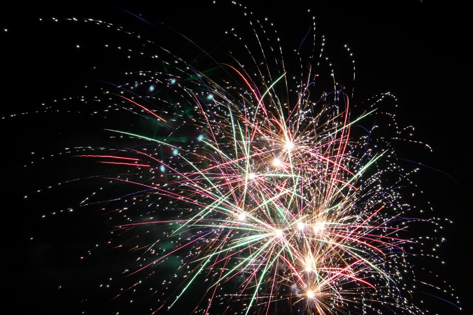 Night celebration black fire