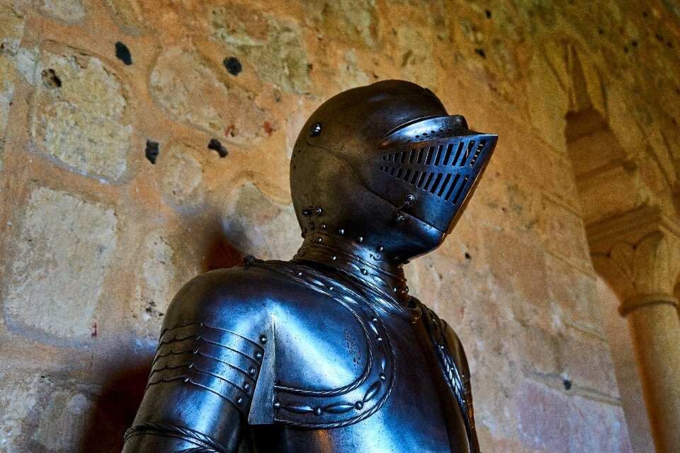 Middle ages knight unesco world heritage site