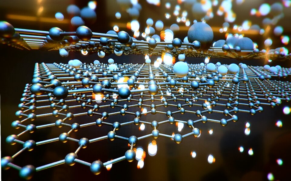 Science atom carbon