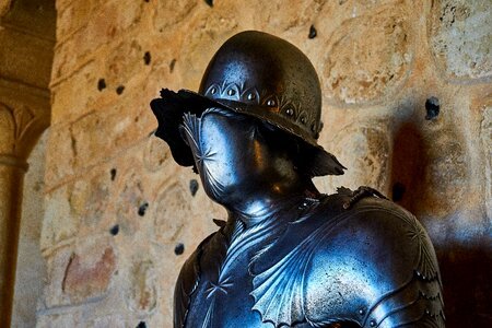Middle ages knight unesco world heritage site photo