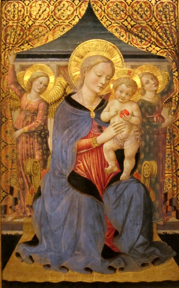 Benozzo Gozzoli, follower of - Madonna and Child with Angels, c. 1450-1500