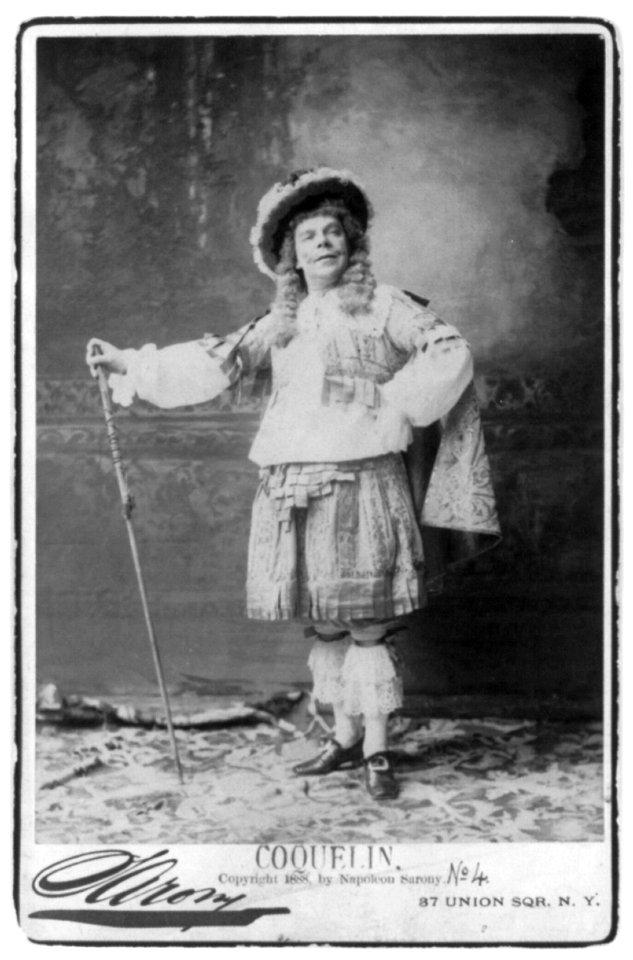 Benoit Constant Coquelin, 1841-1909, full length, standing, facing slightly right LCCN2005683737
