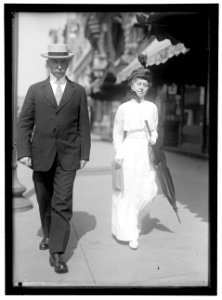 BENSON, WILLIAM SHEPHERD. REAR ADMIRAL, U.S.N. CHIEF OF NAVAL OPERATIONS, WITH MRS. BENSON LCCN2016867169