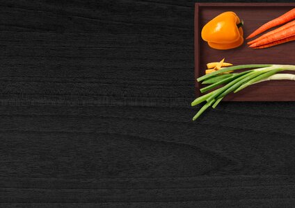 Paprika carrots onions