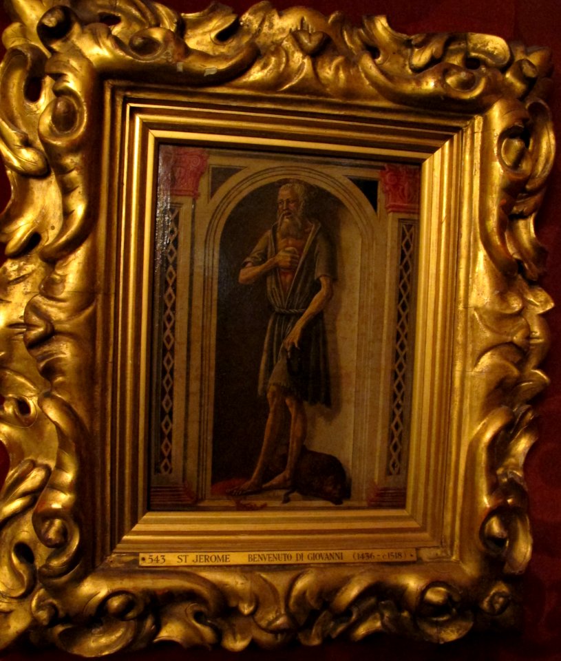 Benvenuto di giovanni, san girolamo