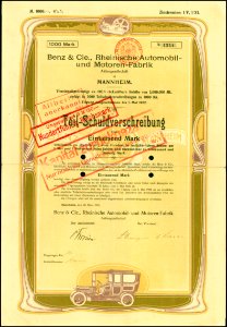 Benz & Cie 1912 1000 Mk