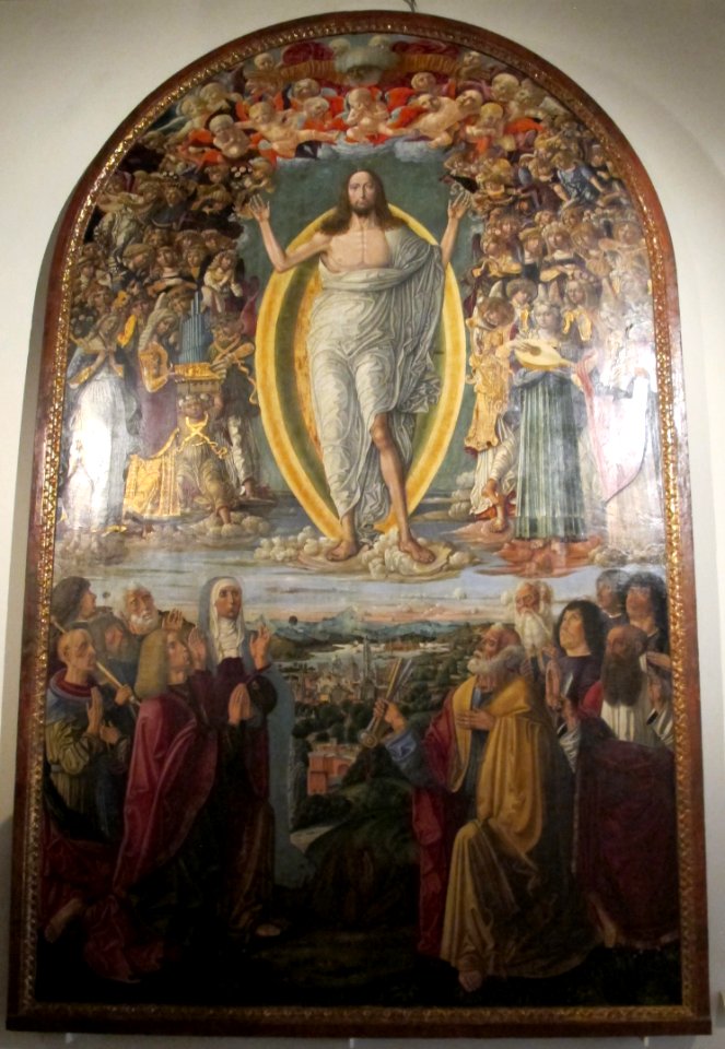 Benvenuto di giovanni, ascensione di gesù 01