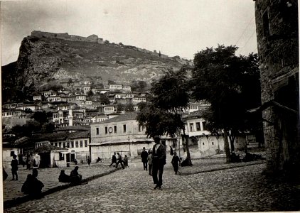 Berat, Türckenviertel, die Fürstenstrasse gegen Beligrad. (BildID 15531821)