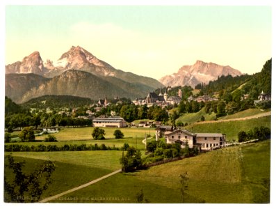 Berchtesgaden from Malerhugel, Upper Bavaria, Germany-LCCN2002696210