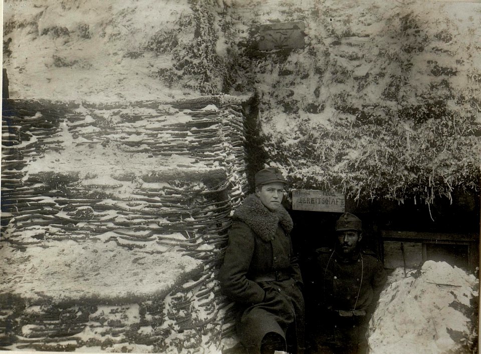 Bereitschaftsdeckung der 15.Kompanie des Infanterieregimentes 75, 10.1.1917 (BildID 15543087)