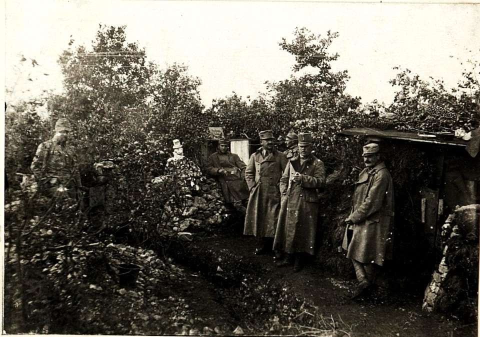 Beobachtungsstand Kote 233, östlich Monfalcone, 19.3.1916. (BildID 15594516)