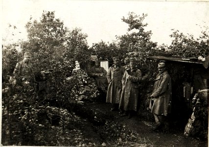 Beobachtungsstand Kote 233, östlich Monfalcone, 19.3.1916. (BildID 15594516)