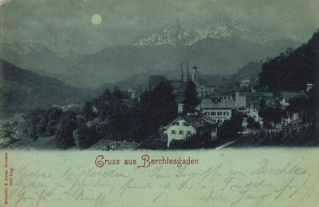 Berchtesgaden, Bayern - Stadtansicht (3) (Zeno Ansichtskarten)