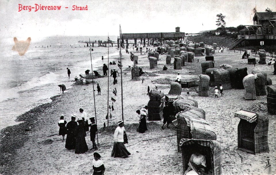 Berg-Dievenow - Strand 1909 07 19