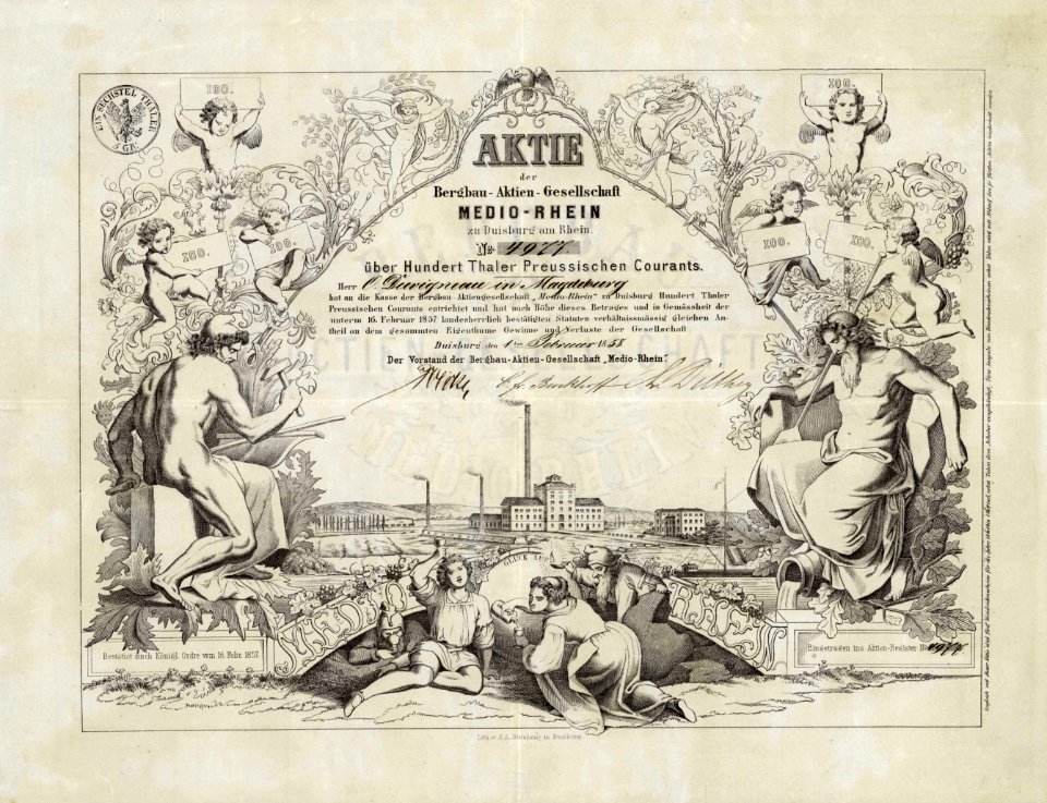 Bergbau-AG Medio-Rhein 1858