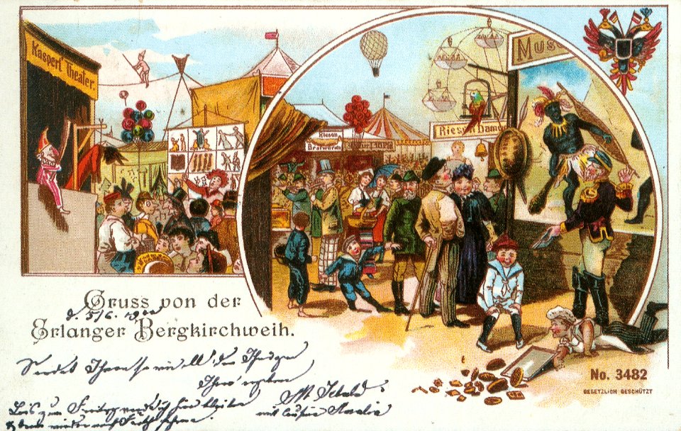 Bergkirchweih Erlangen 1900 001