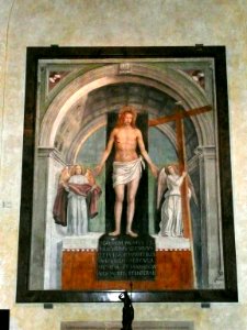 Bergognone Cristo risorto Sant'Ambrogio Milano