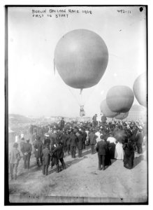 Berlin balloon race, 1908, first to start LCCN2014682374