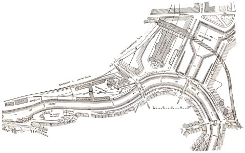 Berlin Humboldthafen und Neuer Packhof 1896