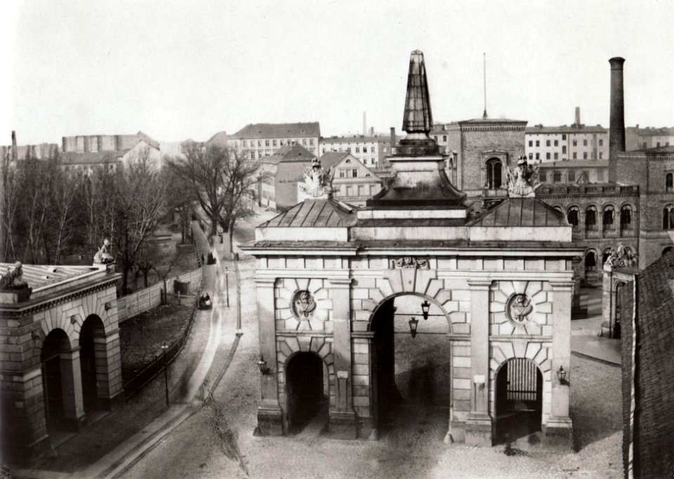 Berlin Oranienburger Tor Schwartz 1867