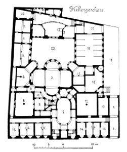 Berlin Palais Strousberg Grundriss Kellergeschoss