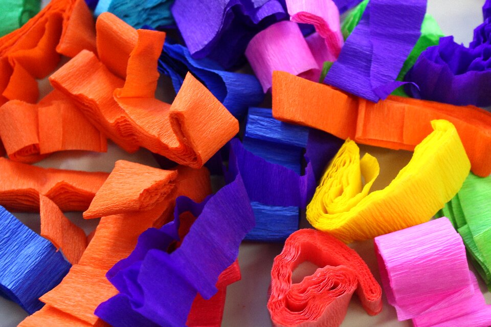 Decoration multicolored texture