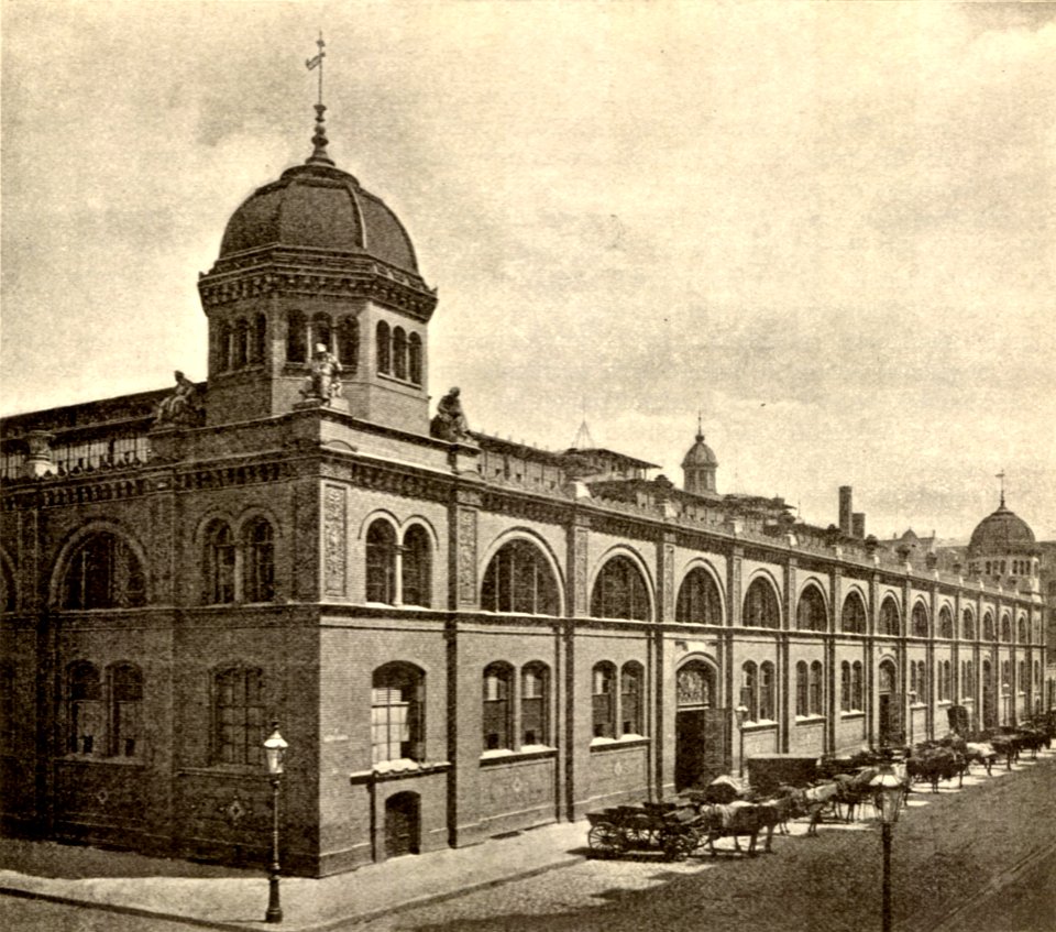 Berlin Zentralmarkthalle 1896
