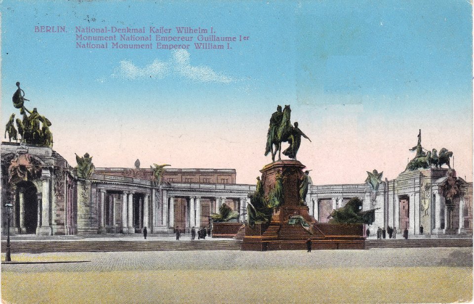 Berlin — National-Denkmal Kaiser Wilheim I.-