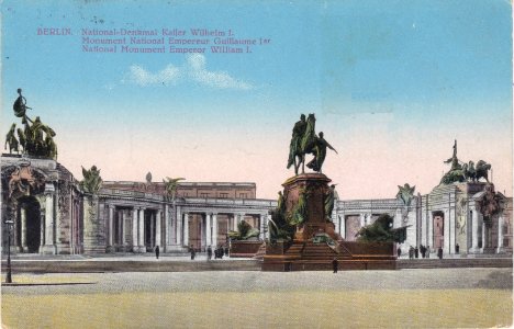 Berlin — National-Denkmal Kaiser Wilheim I.- photo